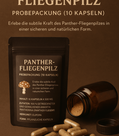 Panther-Pilz – Probepackung (10 Kapseln)