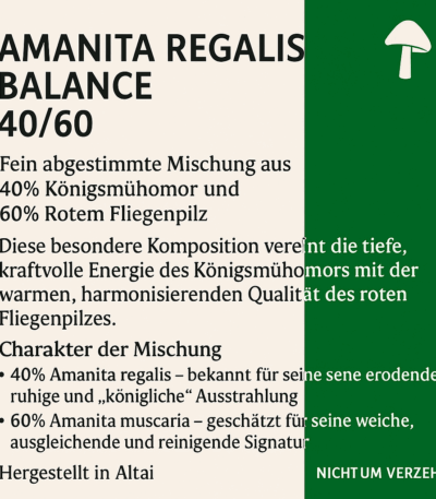 AMANITA REGALIS BALANCE 40/60 Pulver 50g.