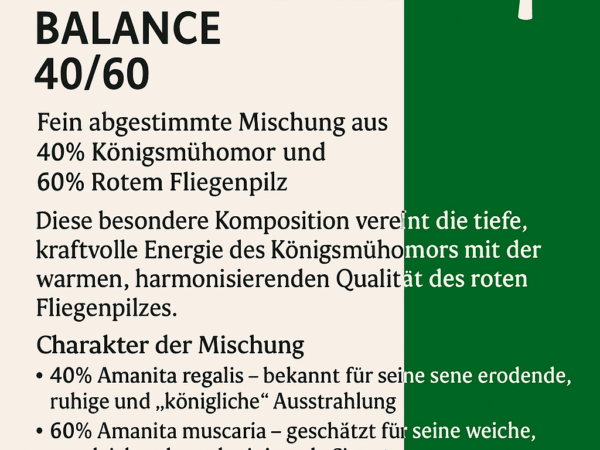 AMANITA REGALIS BALANCE 40/60 Pulver 50g. Ernte 2025