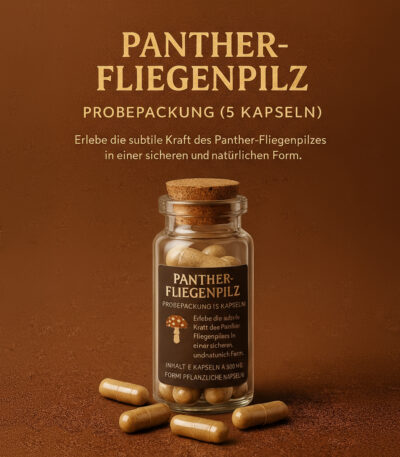 Panther-Pilz – Probepackung 5 Kapseln